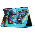 Husă pentru Lenovo Tab M11, cu clapetă, owl