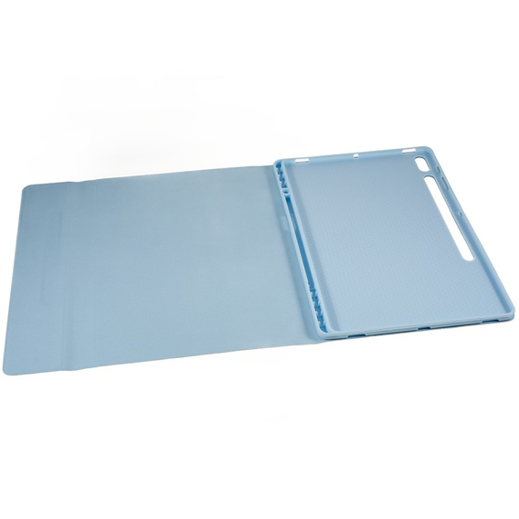 Carcasă + tastatură Galaxy Tab S7+ Plus / S8+ Plus /S7 FE T730 T733, Pen Slot, albastru