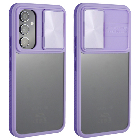 Huse pentru Samsung Galaxy S23 FE, Slide Camera, violet