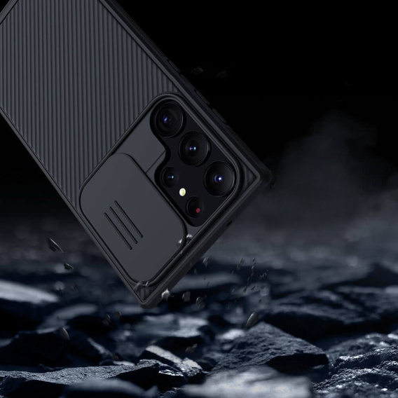 Carcasă blindată Nillkin pentru Samsung Galaxy S23 Ultra, CamShield Pro, negru