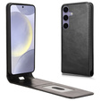 Cu clapetă pentru Samsung Galaxy S25, Flip, negru