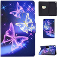 Huse pentru Samsung Galaxy Tab A7 10.4 2020 T500 T505, butterflies, violet