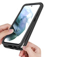 Carcasă pentru Samsung Galaxy S21 FE, Shockproof, cu folie, albastru