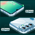 Carcasa pentru Samsung Galaxy A26, Electro heart, albastru + sticlă 9H