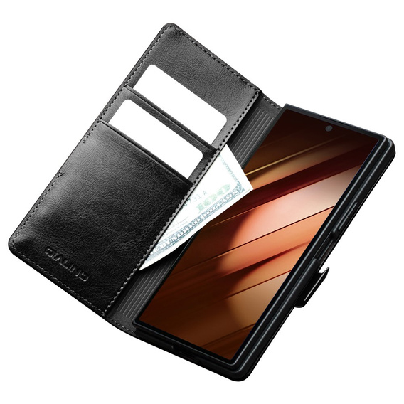 Carcasă portofel din piele cu funcție de suport pentru Samsung Galaxy Z Fold7