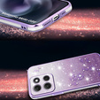 Husă pentru Motorola Moto G86 5G, Glitter Flower, violet