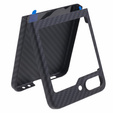 Husă pentru Samsung Galaxy Z Flip5 5G, Aramid Fiber Cover, negru