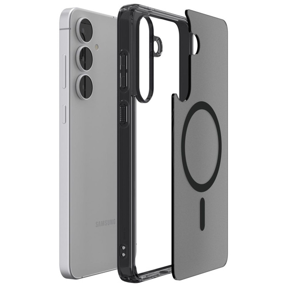 Carcasă Spigen Ultra Hybrid MagSafe pentru Samsung Galaxy S25 Ultra, Frost Black