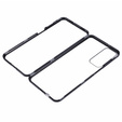 Husa pentru Samsung Galaxy A16, Magnetic Dual Glass, negru