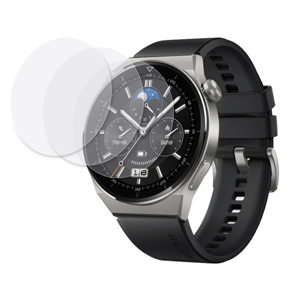 3x ERBORD Hydrogel Foil pentru Huawei Watch GT 3 Pro 46mm