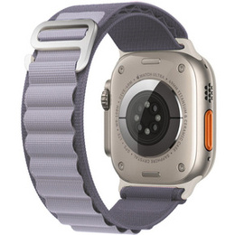 Curea din nailon pentru Apple Watch 1/2/3/4/5/6/7/8/SE/ULTRA 42/44/45/49mm, gri