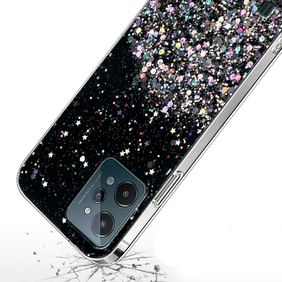 Huse pentru Realme C31, Glittery, negru