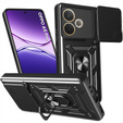Husă blindată pentru Oppo A5 Pro 5G, CamShield Slide, negru