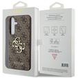 GUESS Huse pentru Samsung Galaxy A55, 4G Big Metal Logo, maro