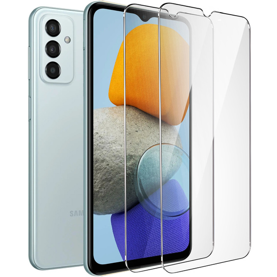 2x sticlă călită pentru Samsung Galaxy M23 / M13, ERBORD 9H Hard Glass pe ecran