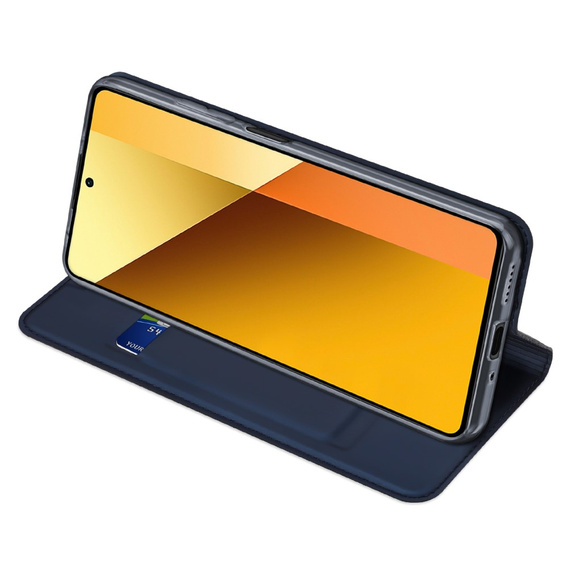 Dux Ducis Huse pentru Xiaomi Redmi Note 13 5G, Skinpro, albastru închis