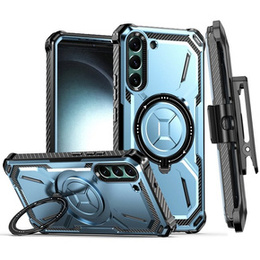 Huse pentru Samsung Galaxy S23 Plus, Heavy Duty Ring Belt Clip, albastru
