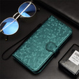 Husa cu clapetă pentru Realme C71, Wallet Rhombus, verde