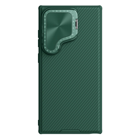 Husa pentru Samsung Galaxy S24 Ultra, blindată Nillkin, CamShield Prop, verde