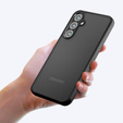 Carcasă pentru Samsung Galaxy A35 5G, Fusion Hybrid, cu protecție pentru camera foto, transparent / negru