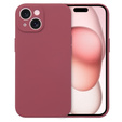 Husa pentru iPhone 15, Silicone Lite, roșu