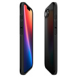Carcasa Spigen pentru iPhone 16E, Thin Fit Mag, negru + sticlă temperată 9H