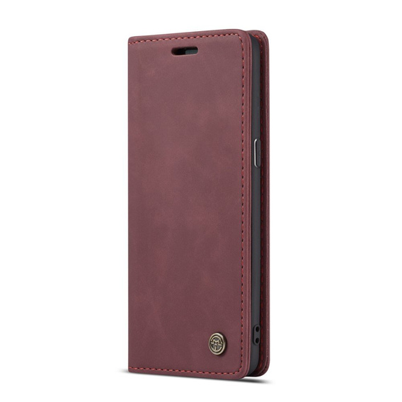 Husa CASEME pentru Samsung Galaxy S8, Leather Wallet Case, maroon