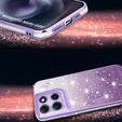 Husă pentru Motorola Moto G86 5G, Glitter Flower, violet