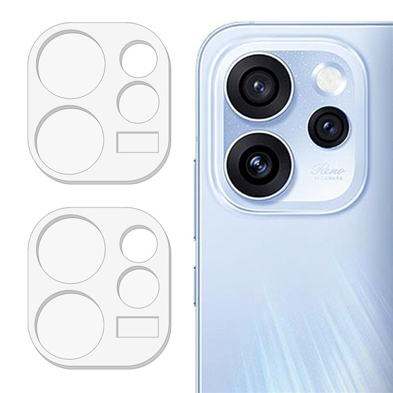 2x Protector de ecran din sticlă temperată ERBORD pentru Oppo Reno 15 Pro