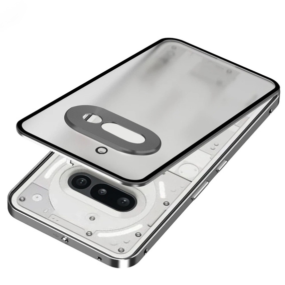 Carcasă pentru Nothing Phone 3A, Frame Case, gri