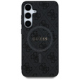 GUESS Huse pentru Samsung Galaxy S25, 4G Ring Classic Logo, gri