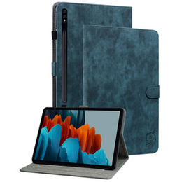 Huse pentru Samsung Galaxy Tab S9, Wallet Pen Slot, albastru