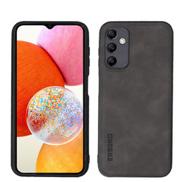 Huse pentru Samsung Galaxy A14 5G, ERBORD Business, cu placă de suport pentru mașină, gri