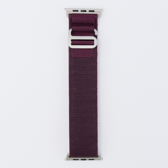 Curea din nailon pentru Apple Watch 1/2/3/4/4/5/6/6/7/8/SE/ULTRA 42/44/45/49mm, maroon