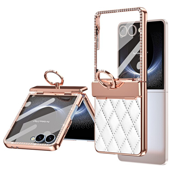 Husă cu sticlă pentru Samsung Galaxy Z Flip7 5G