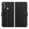 Cu clapetă pentru Motorola Moto E7 Power / E7i Power, Wallet Litchi Texture, negru