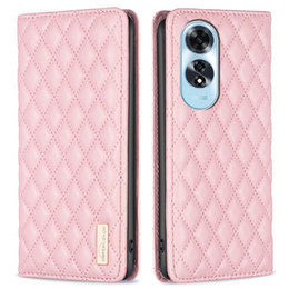 Cu clapetă pentru Oppo A60, Wallet, BINFEN COLOR, roz