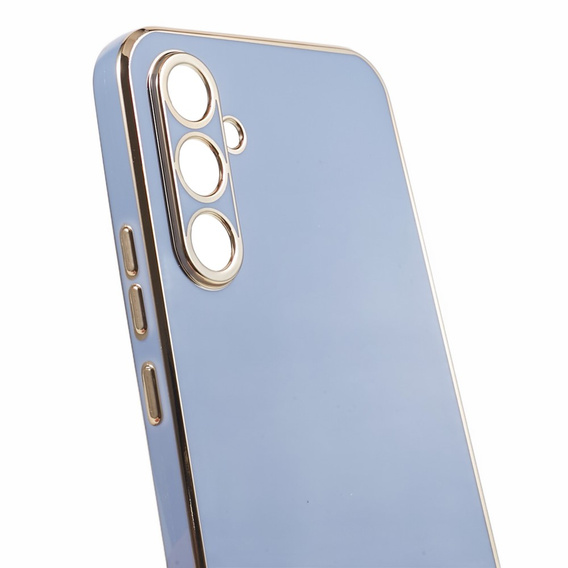 Husă pentru Samsung Galaxy S24, Glamour CamShield, albastru