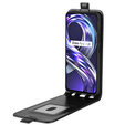 Cu clapetă pentru Realme 8i, Flip, negru