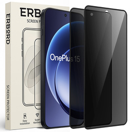 Sticlă temperată ERBORD Anti-Spy pentru confidențialitate (2 buc.) pentru OnePlus 15