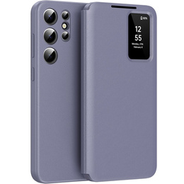 Husă cu clapetă pentru Samsung Galaxy S25 Ultra, Smart View Wallet, violet