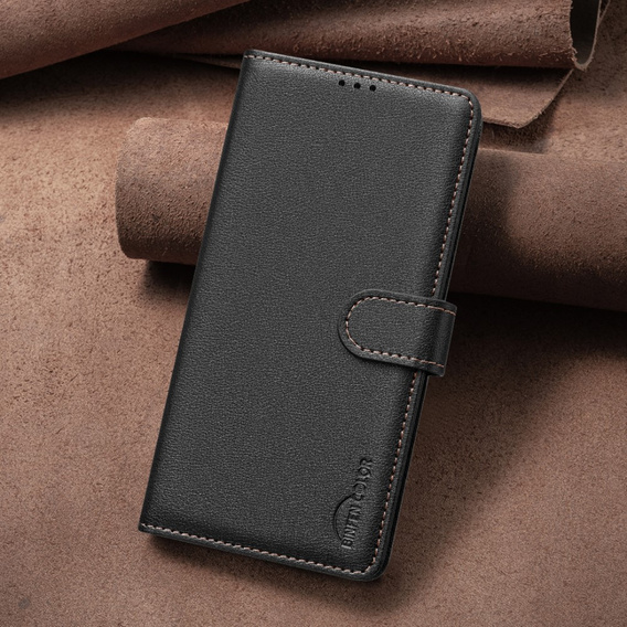 Husa cu clapetă pentru Honor 200 Lite, BINFEN Wallet, negru