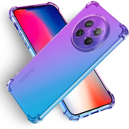 Husa pentru Realme 12, Gradient Dropproof, Violet / albastru