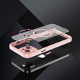 Husă pentru iPhone 13, ERBORD Impact Guard, MagSafe, roz