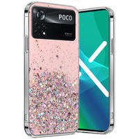 Huse pentru Xiaomi Poco X4 Pro 5G, Glittery, roz