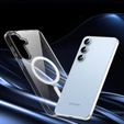 Husă pentru Samsung Galaxy S25+ Plus, Fusion Hybrid Case, pentru MagSafe, transparentă + Sticlă pentru ecran