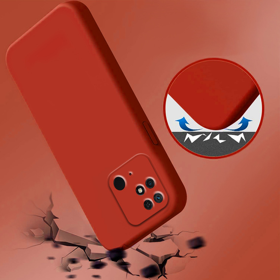 Husa pentru Xiaomi Redmi 10C, Silicone Lite, roșu