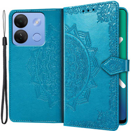 Cu clapetă pentru Infinix Smart 7 HD 4G, Mandala, albastru