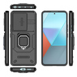 Husă pentru Xiaomi Redmi Note 13 Pro 5G, KickStand Camera Lens, negru