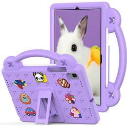 Husă pentru copii pentru Samsung Galaxy Tab S6 Lite 10.4 2020/2022 / Tab A7 2020 T500 / T505 / Tab S6 T860/T865, Cute Patterns, cu suport, violet